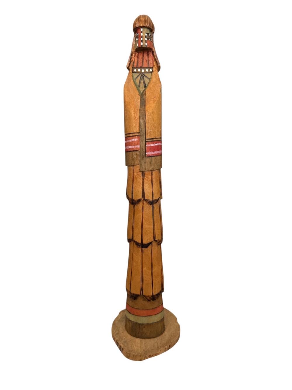 Hand Carved and Painted Southwest Native American Totem Figure